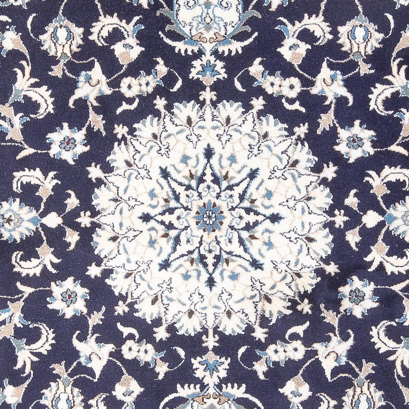 Alfombra persa - Nain - 226 x 167 cm - azul oscuro