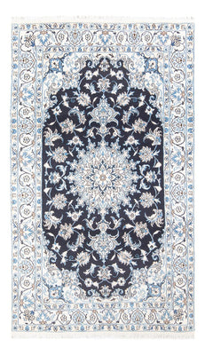 Alfombra persa - Nain - 228 x 172 cm - azul oscuro