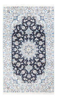 Alfombra persa - Nain - 228 x 172 cm - azul oscuro