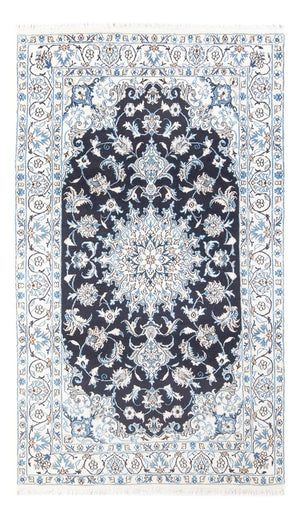 Alfombra persa - Nain - 228 x 172 cm - azul oscuro