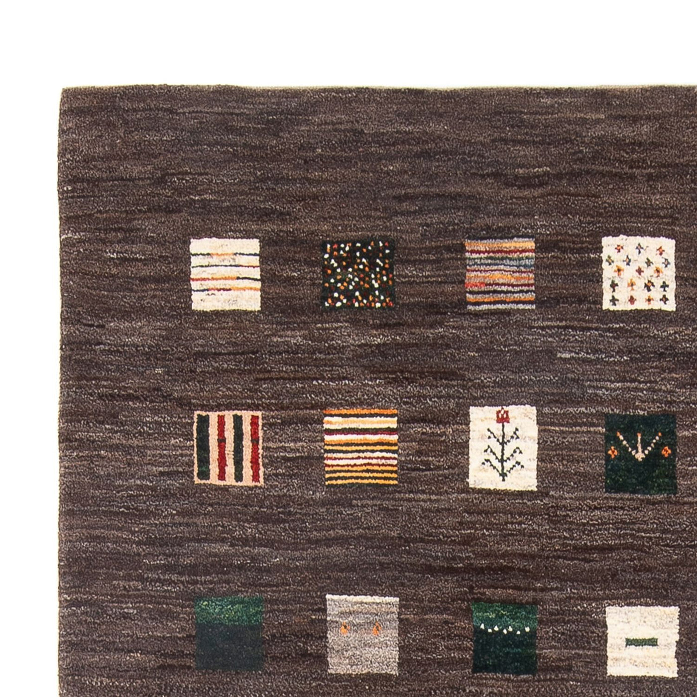 Gabbeh Persa Alfombra 252x175cm - Perserteppich Wollteppich