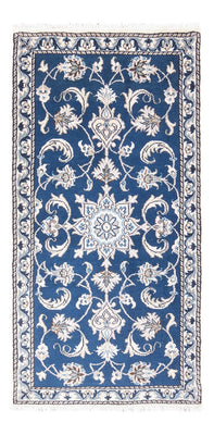 Alfombra persa - Nain - 141 x 70 cm - azul