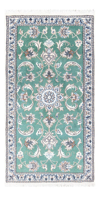 Alfombra persa - Nain - 140 x 70 cm - verde
