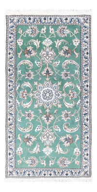 Alfombra persa - Nain - 140 x 70 cm - verde