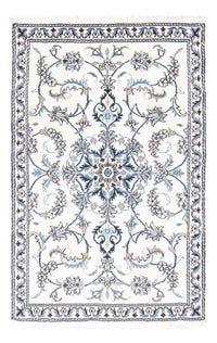 Alfombra persa - Nain - 141 x 88 cm - crema
