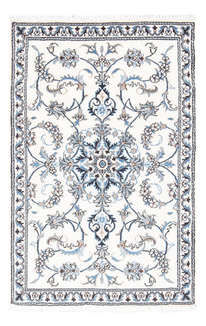 Alfombra persa - Nain - 141 x 88 cm - crema