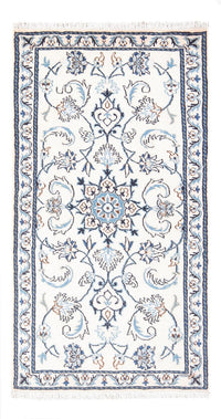 Alfombra persa - Nain - 137 x 70 cm - crema