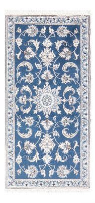 Alfombra persa - Nain - 148 x 69 cm - azul