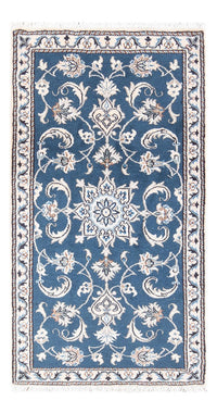 Alfombra persa - Nain - 136 x 70 cm - azul