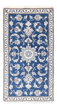 Alfombra persa - Nain - 140 x 70 cm - azul