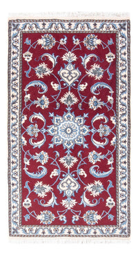 Alfombra persa - Nain - 134 x 69 cm - rojo