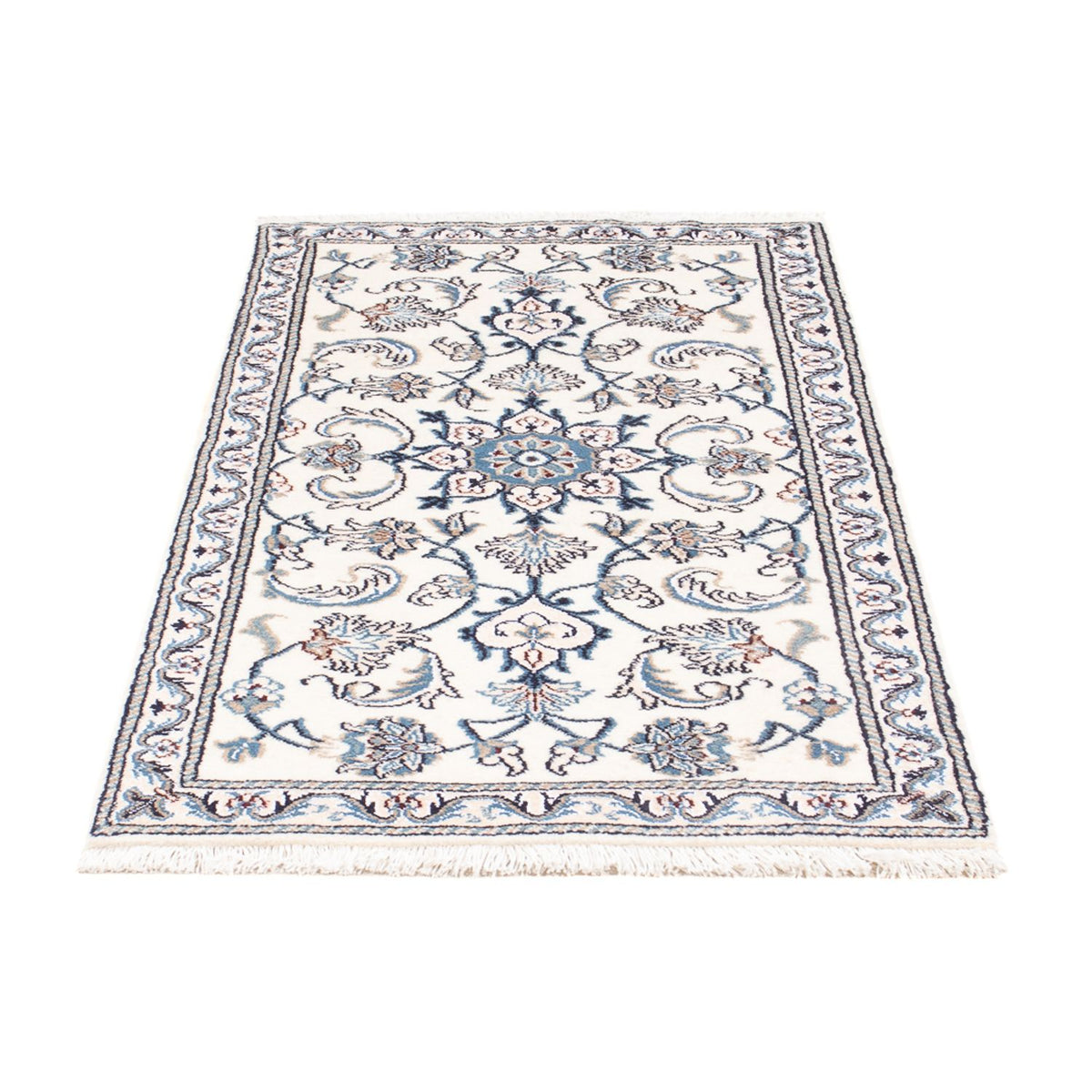 Alfombra persa - Nain - 135 x 68 cm - crema