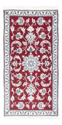 Alfombra persa - Nain - 136 x 66 cm - rojo