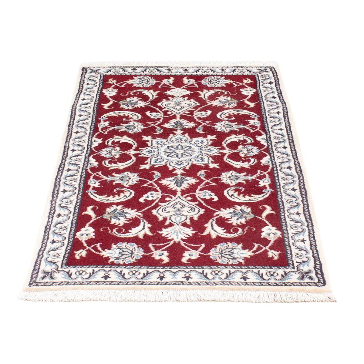Alfombra persa - Nain - 136 x 66 cm - rojo