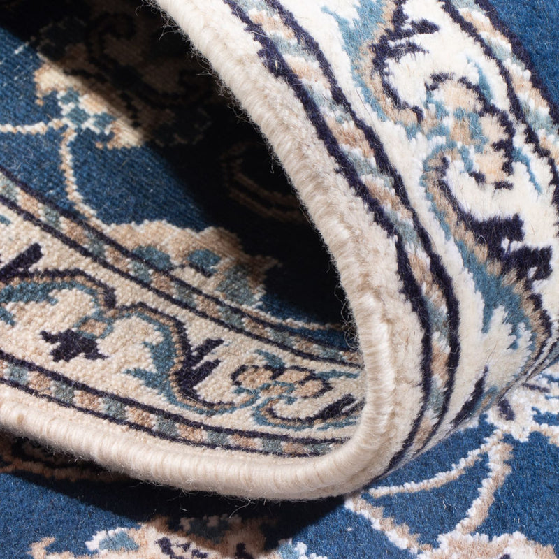 Alfombra persa - Nain - 141 x 72 cm - azul