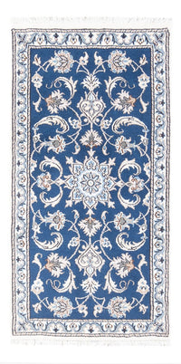 Alfombra persa - Nain - 140 x 70 cm - azul