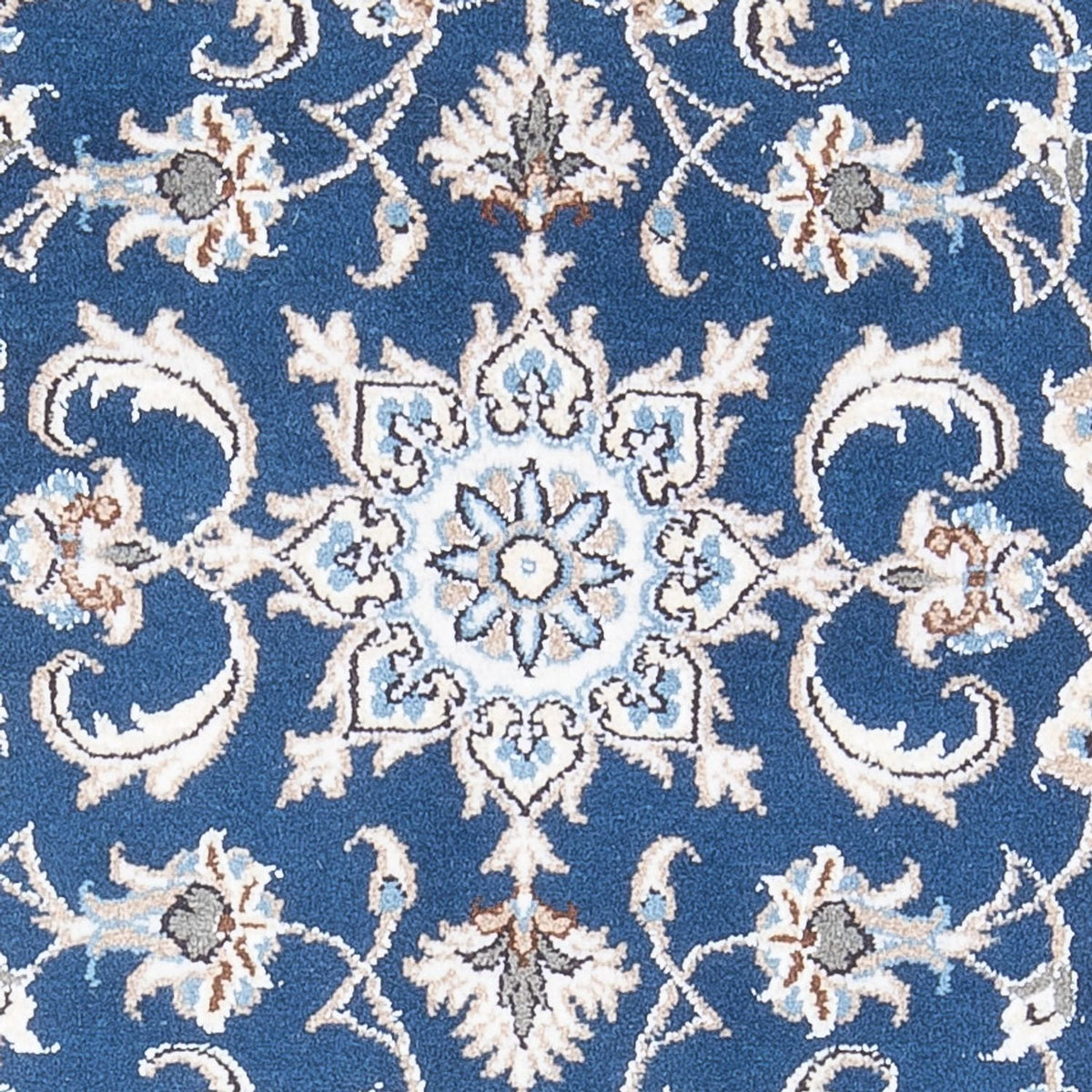 Alfombra persa - Nain - 140 x 70 cm - azul