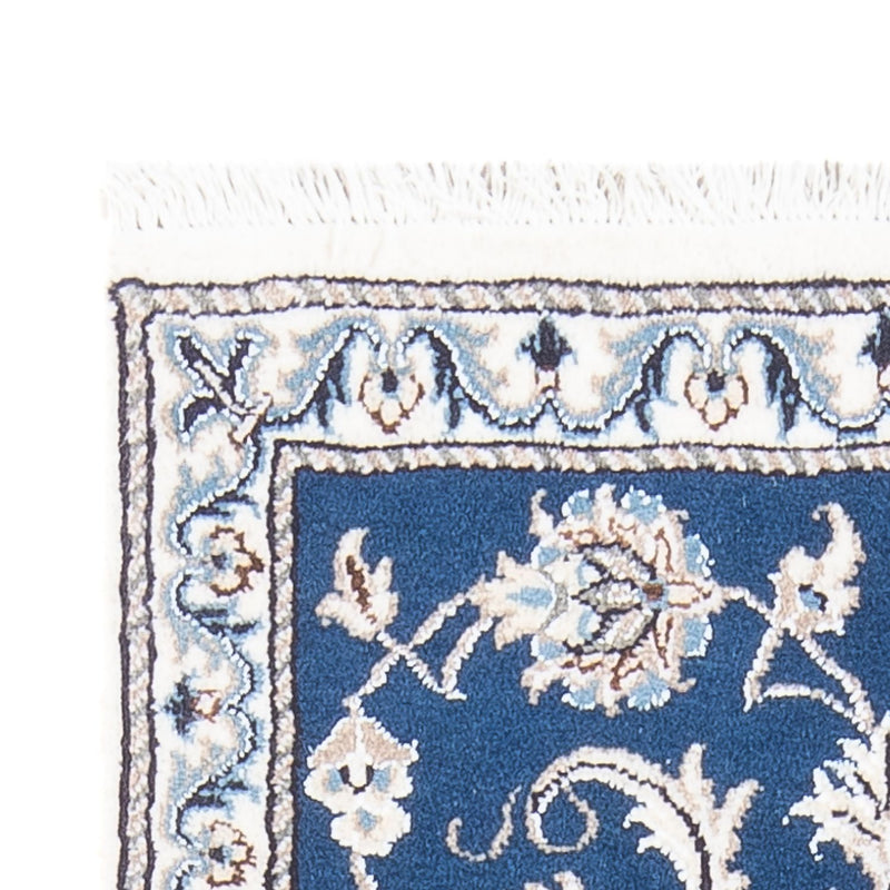Alfombra persa - Nain - 140 x 70 cm - azul