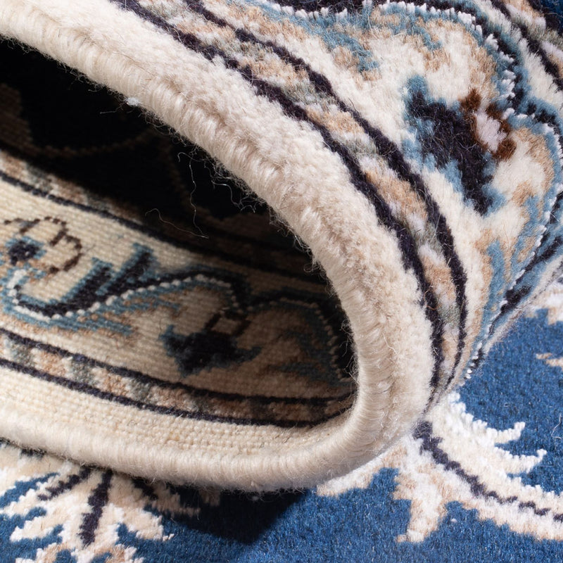 Alfombra persa - Nain - 140 x 70 cm - azul
