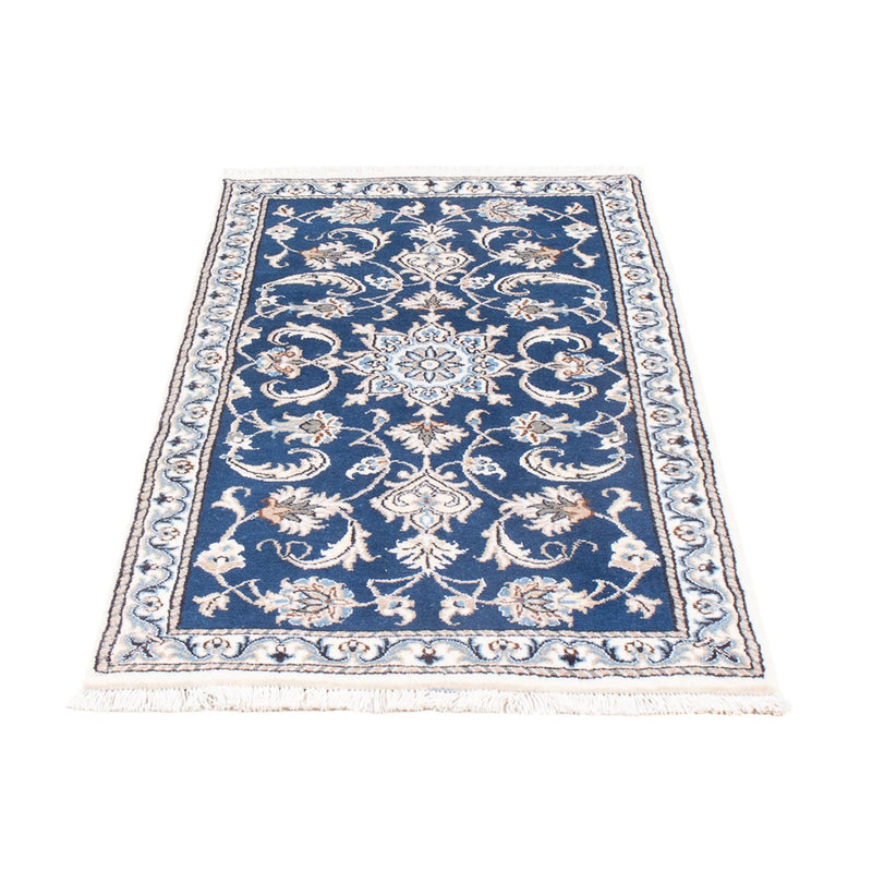 Alfombra persa - Nain - 140 x 70 cm - azul