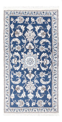 Alfombra persa - Nain - 137 x 70 cm - azul