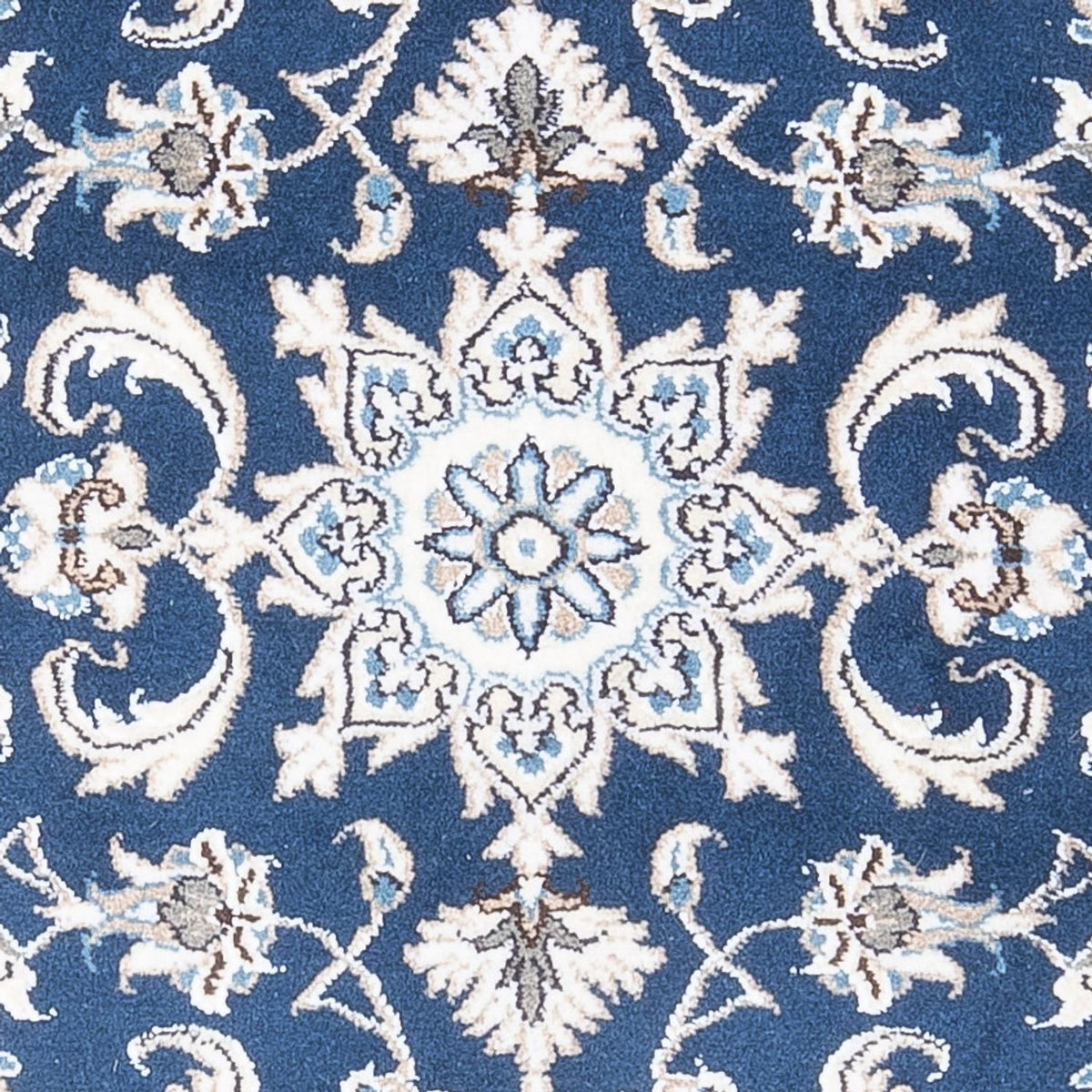 Alfombra persa - Nain - 137 x 70 cm - azul