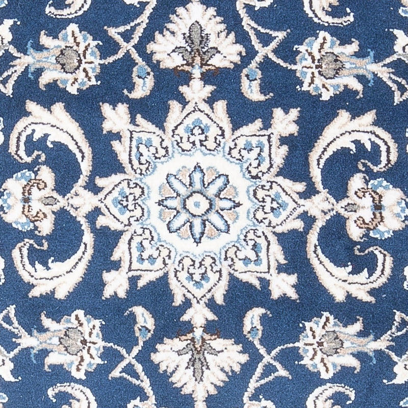 Alfombra persa - Nain - 137 x 70 cm - azul