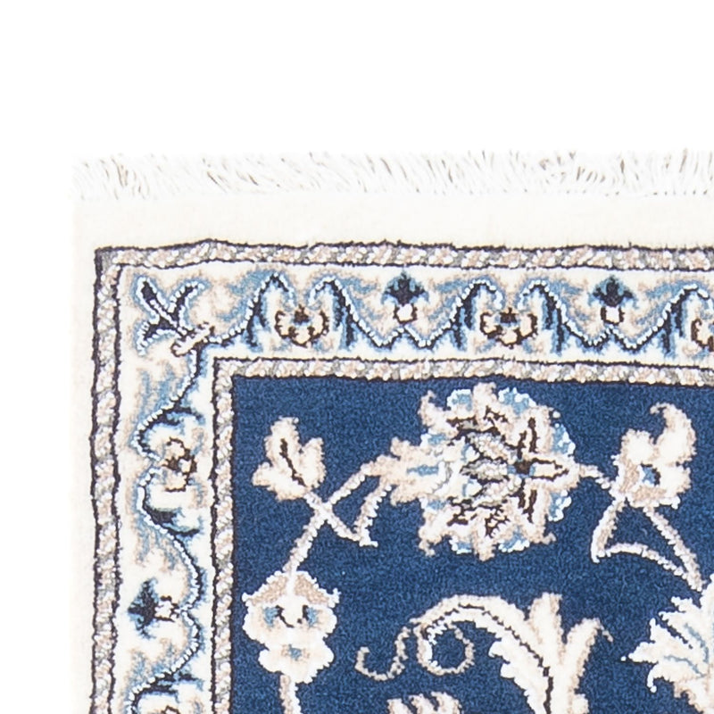 Alfombra persa - Nain - 137 x 70 cm - azul