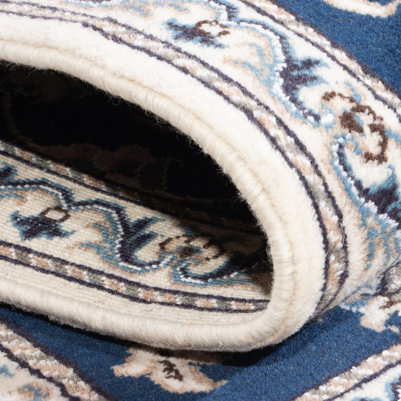 Alfombra persa - Nain - 137 x 70 cm - azul