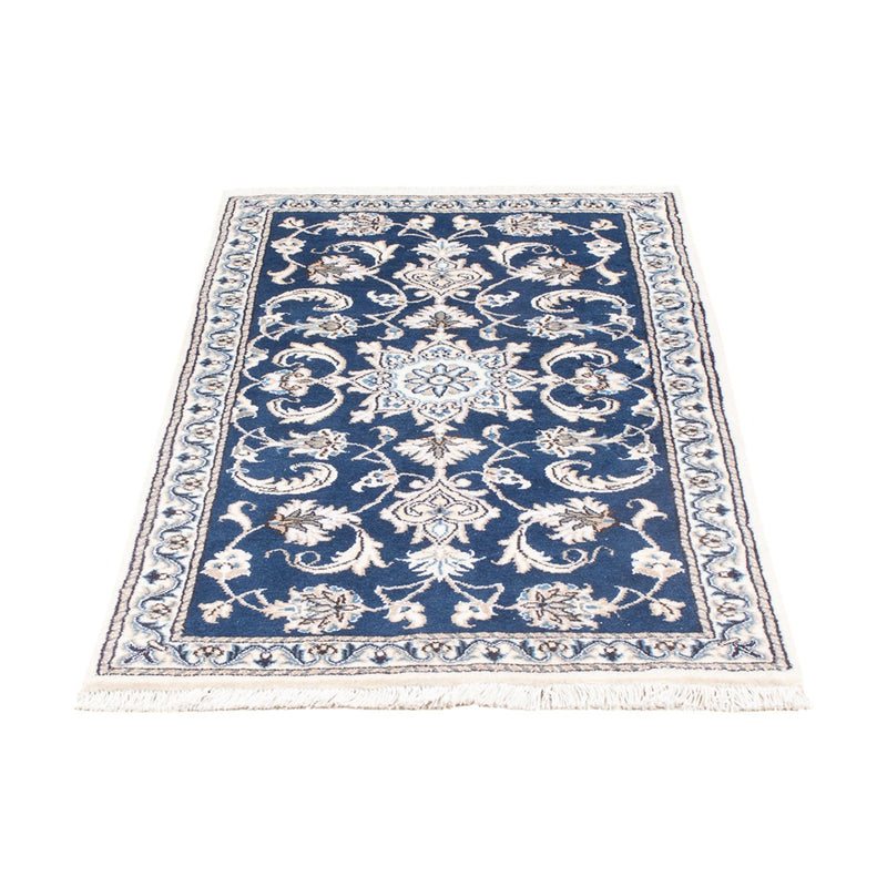 Alfombra persa - Nain - 137 x 70 cm - azul