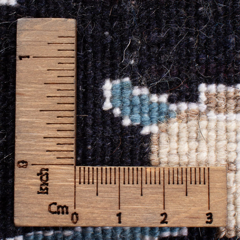 Alfombra persa - Nain - 137 x 89 cm - azul oscuro