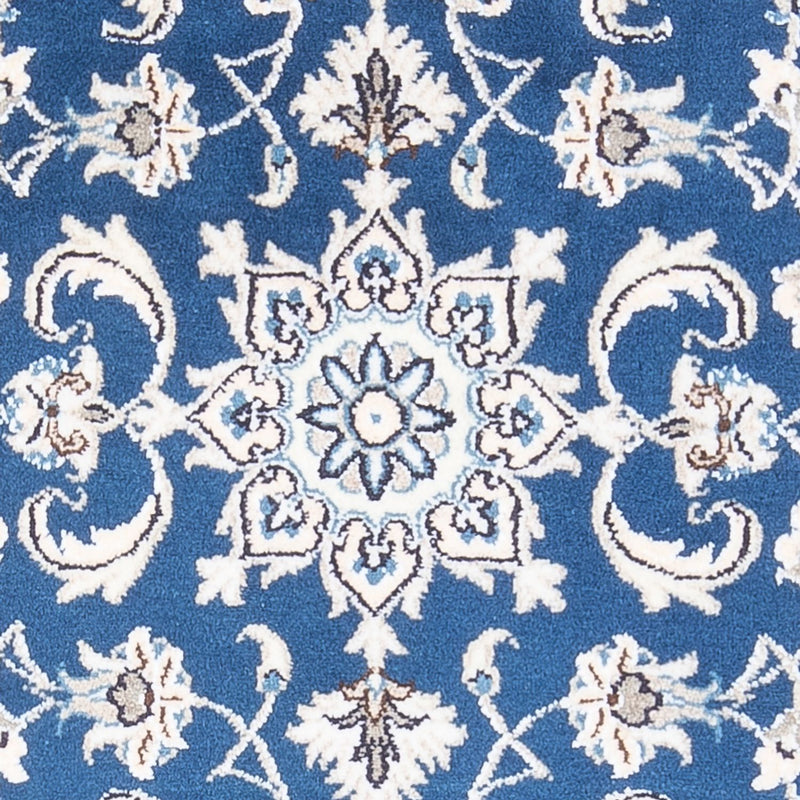 Alfombra persa - Nain - 135 x 70 cm - azul