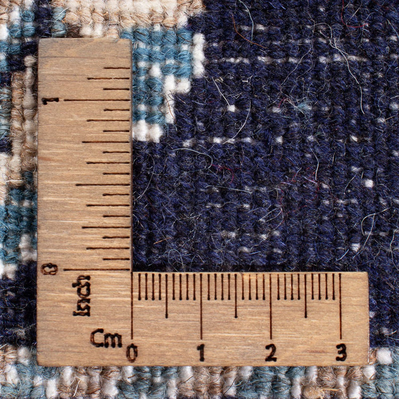 Alfombra persa - Nain - 140 x 60 cm - azul oscuro