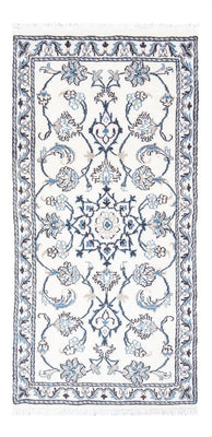 Alfombra persa - Nain - 141 x 67 cm - crema