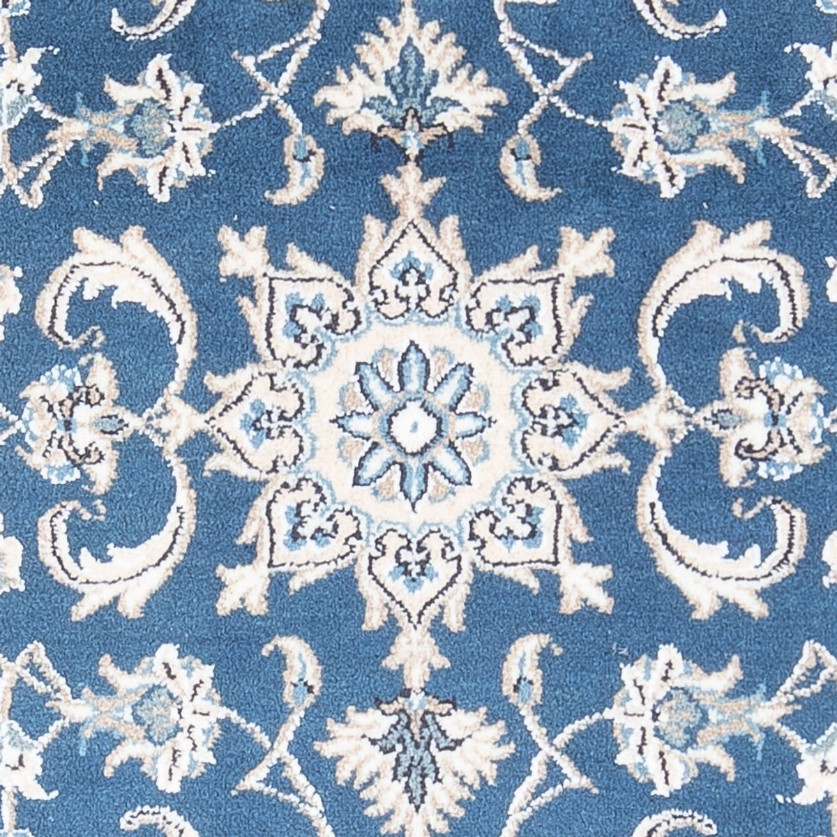 Alfombra persa - Nain - 142 x 70 cm - azul