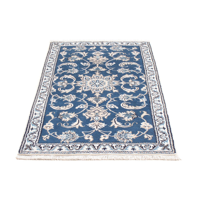 Alfombra persa - Nain - 142 x 70 cm - azul