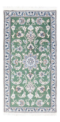 Alfombra persa - Nain - 138 x 70 cm - verde