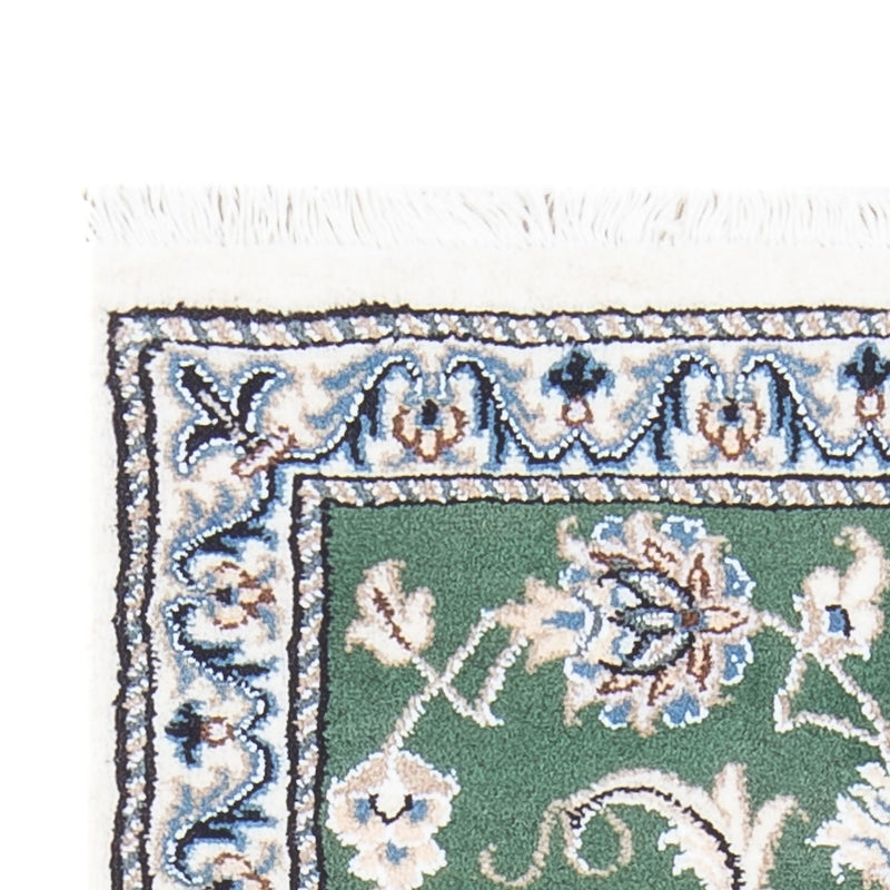 Alfombra persa - Nain - 138 x 70 cm - verde
