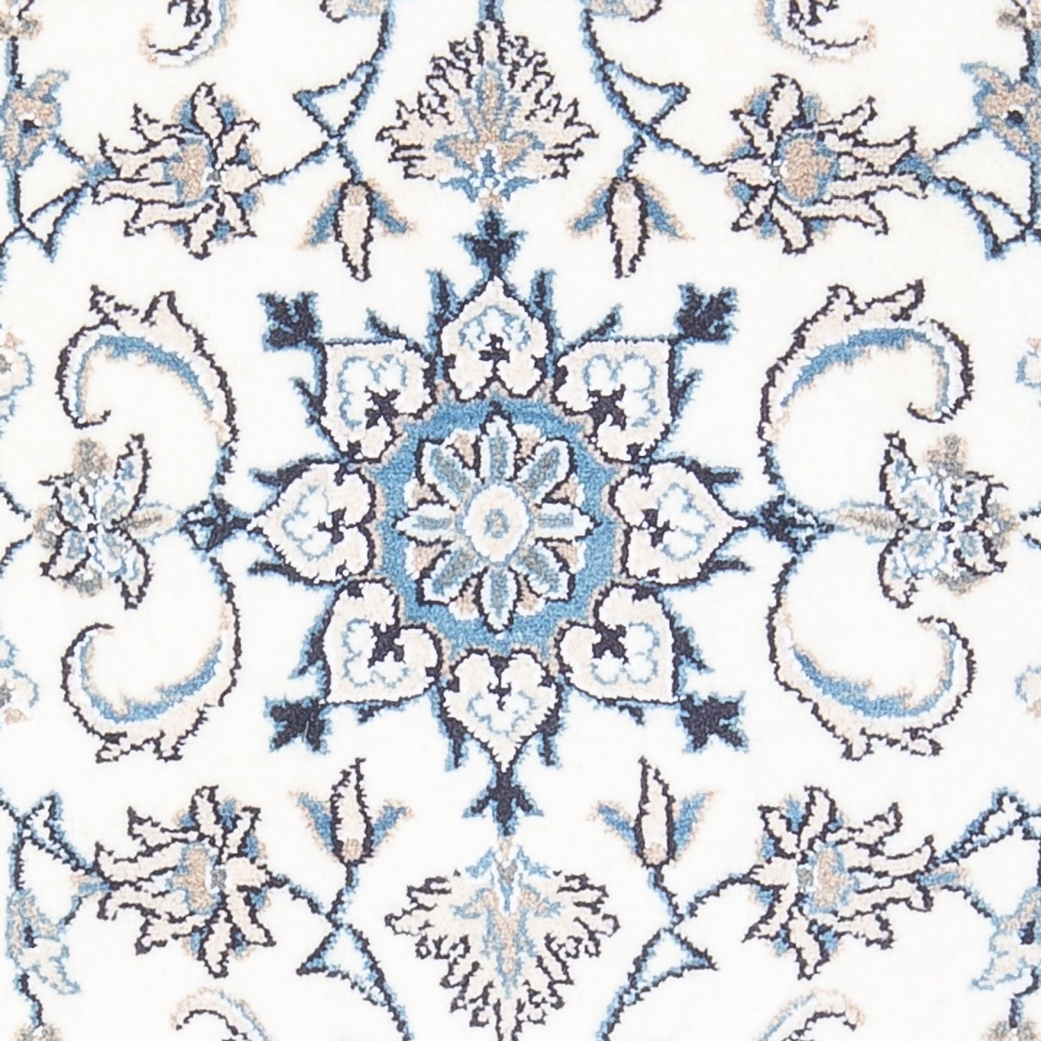 Alfombra persa - Nain - 137 x 89 cm - crema