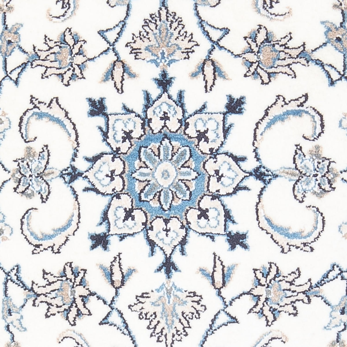 Alfombra persa - Nain - 137 x 89 cm - crema