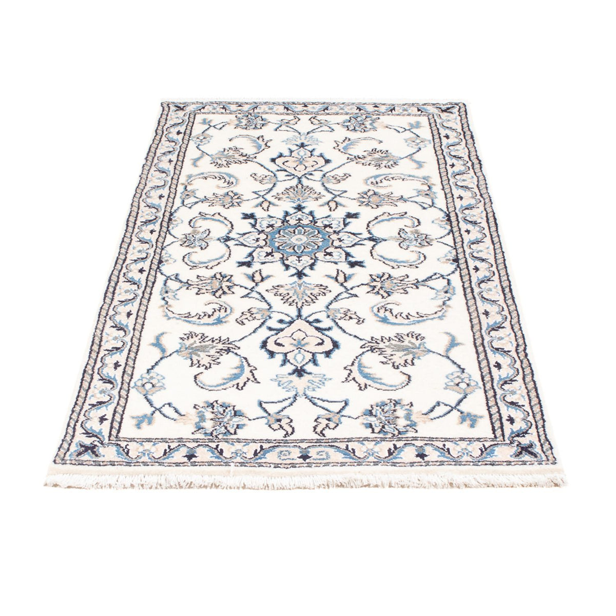 Alfombra persa - Nain - 137 x 89 cm - crema