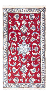 Alfombra persa - Nain - 137 x 71 cm - rojo