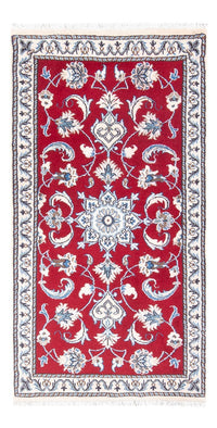 Alfombra persa - Nain - 137 x 71 cm - rojo