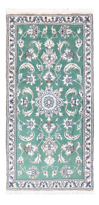 Alfombra persa - Nain - 141 x 68 cm - verde