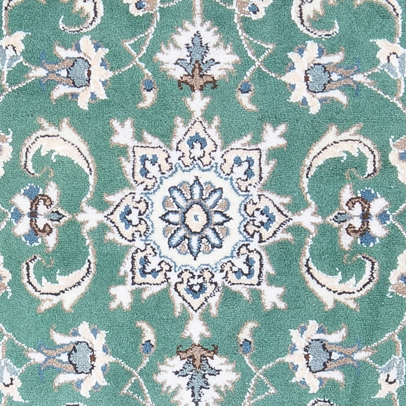 Alfombra persa - Nain - 141 x 68 cm - verde