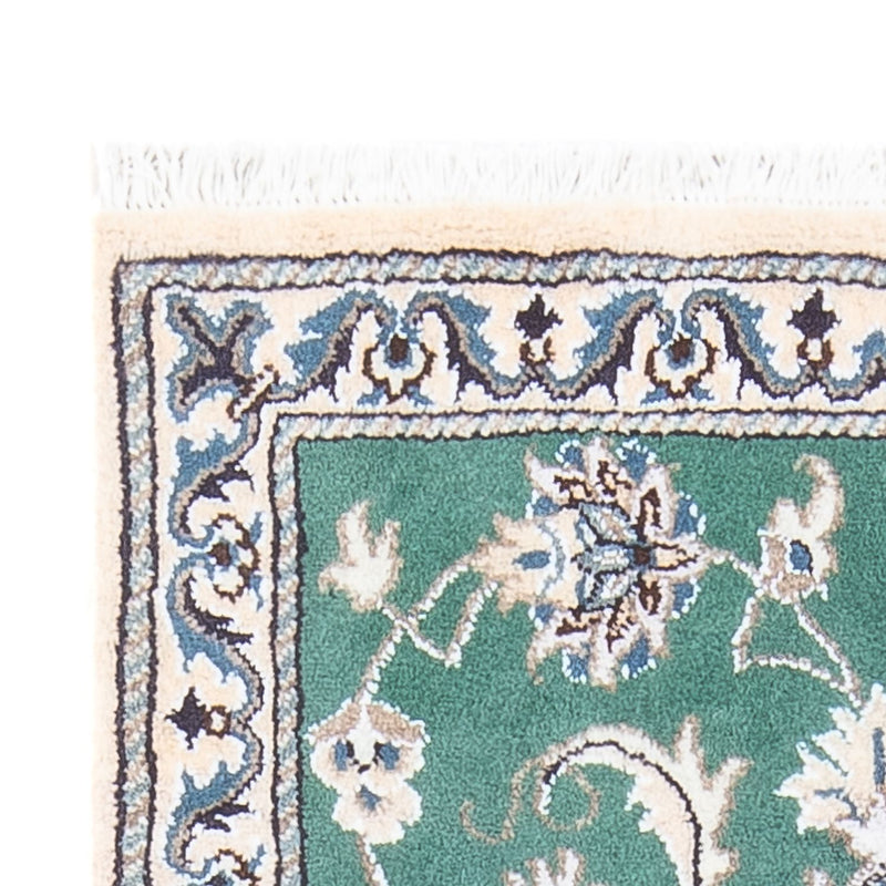 Alfombra persa - Nain - 141 x 68 cm - verde