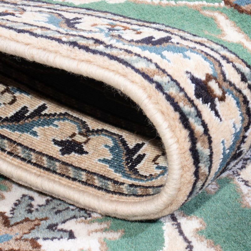 Alfombra persa - Nain - 141 x 68 cm - verde
