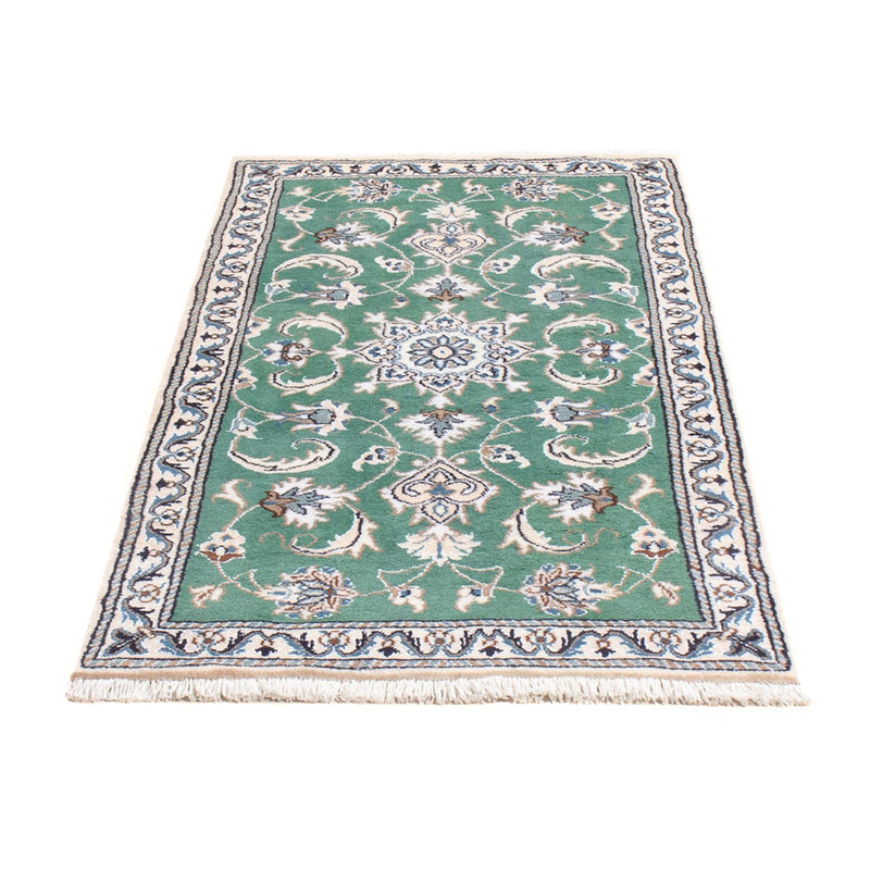 Alfombra persa - Nain - 141 x 68 cm - verde