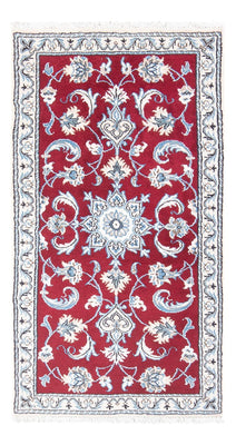 Alfombra persa - Nain - 141 x 72 cm - rojo