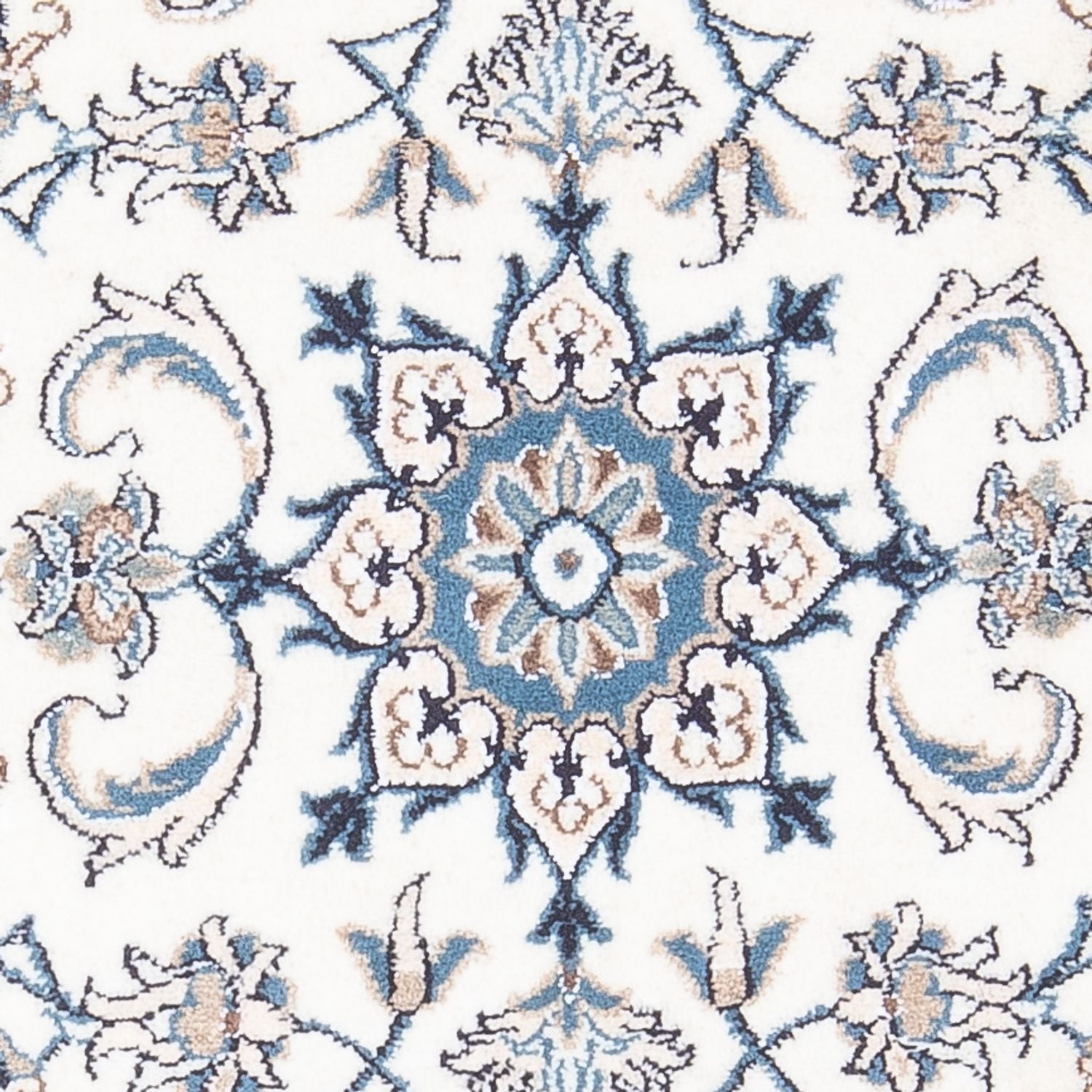Alfombra persa - Nain - 143 x 69 cm - crema
